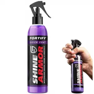keramik beschichtung fortify quick coat pkw auto wachs spray 3 in 1 formel politur versiegelung hochglanz 236ml