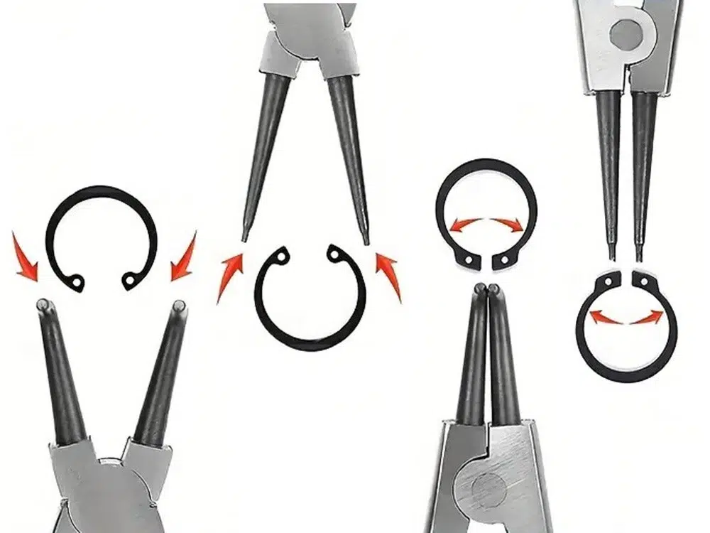 4 stück sprengringzangen set sicherungsring zange sprengringzange seegeringzange 4 stück sprengringzangen set sicherungsring zange sprengringzange seegeringzange